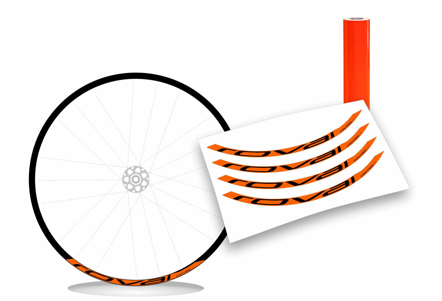 Adesivi cerchi ruote mtb roval control 622 x 21 colori a scelta anche fluo personalizzabili