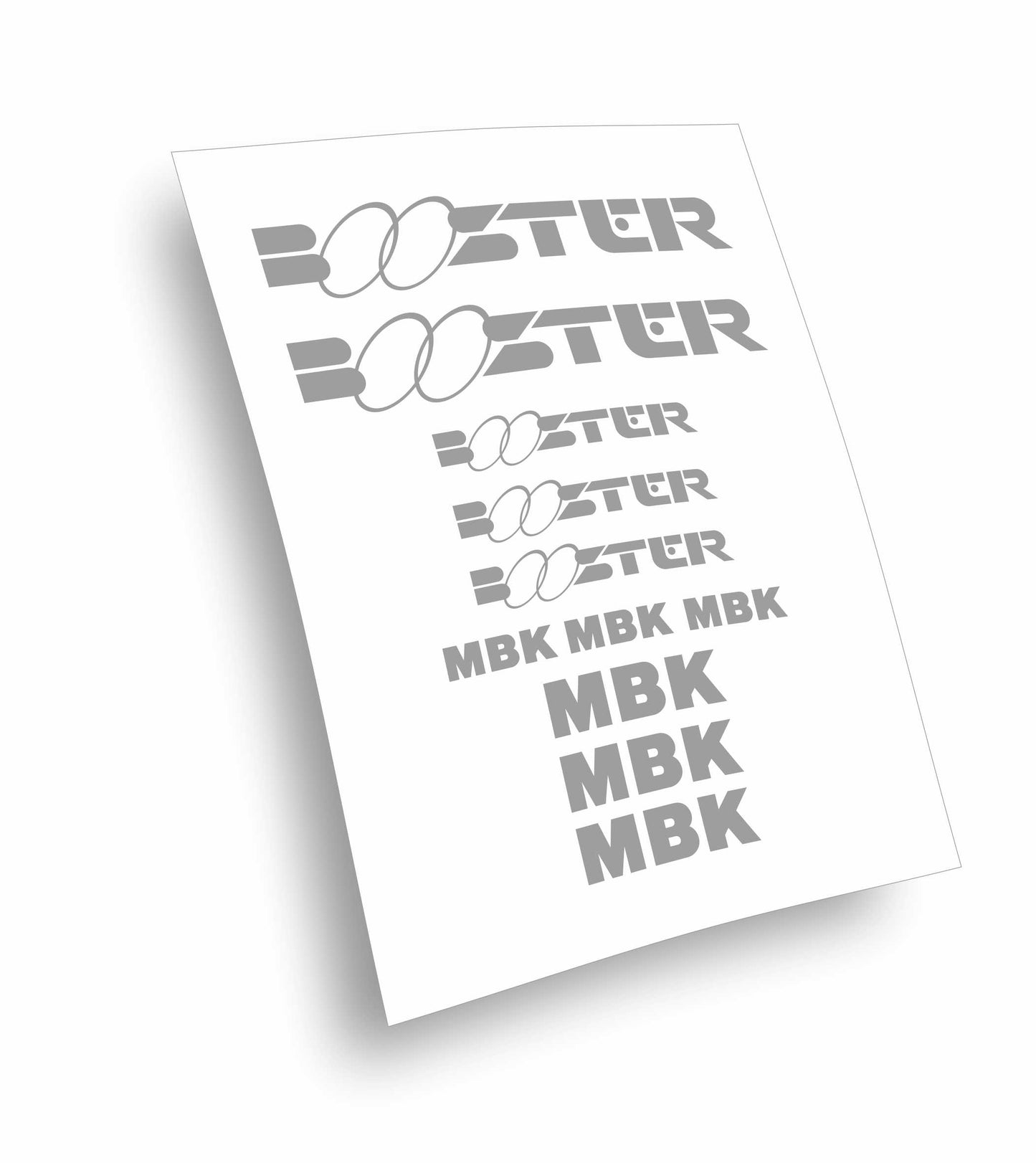 Booster mbk adesivi stickers