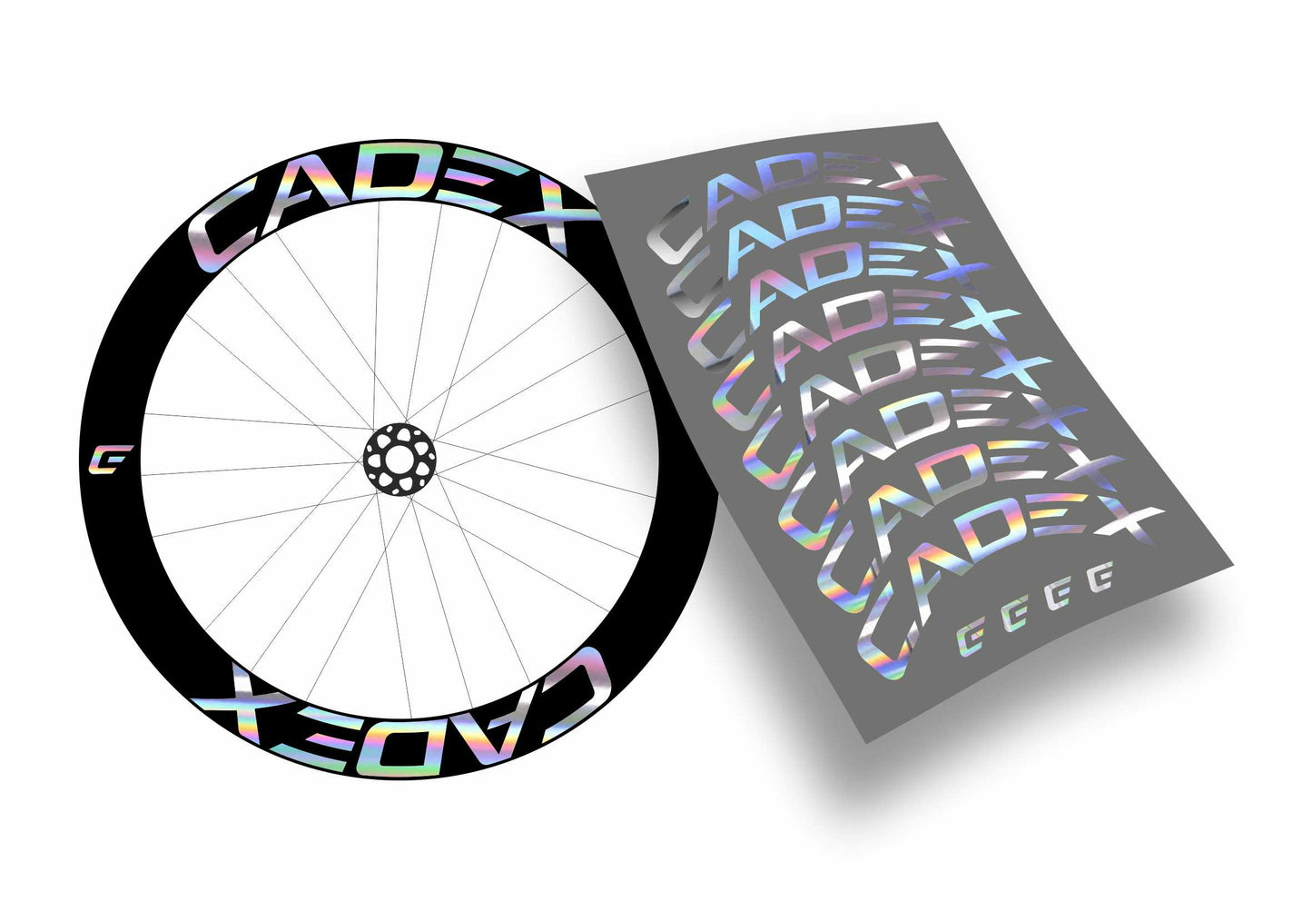Cadex adesivi per cerchio bicicletta 60mm