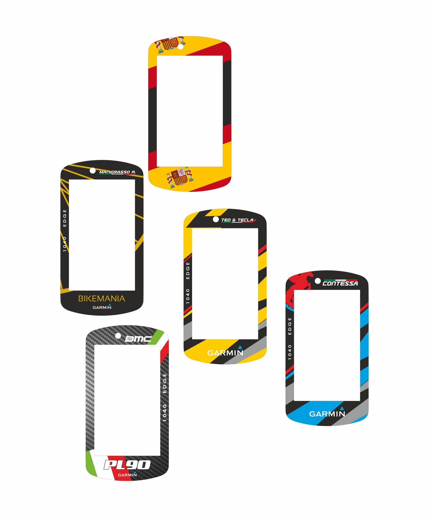 Adesivo cover schermo garmin 1040 edge personalizzato