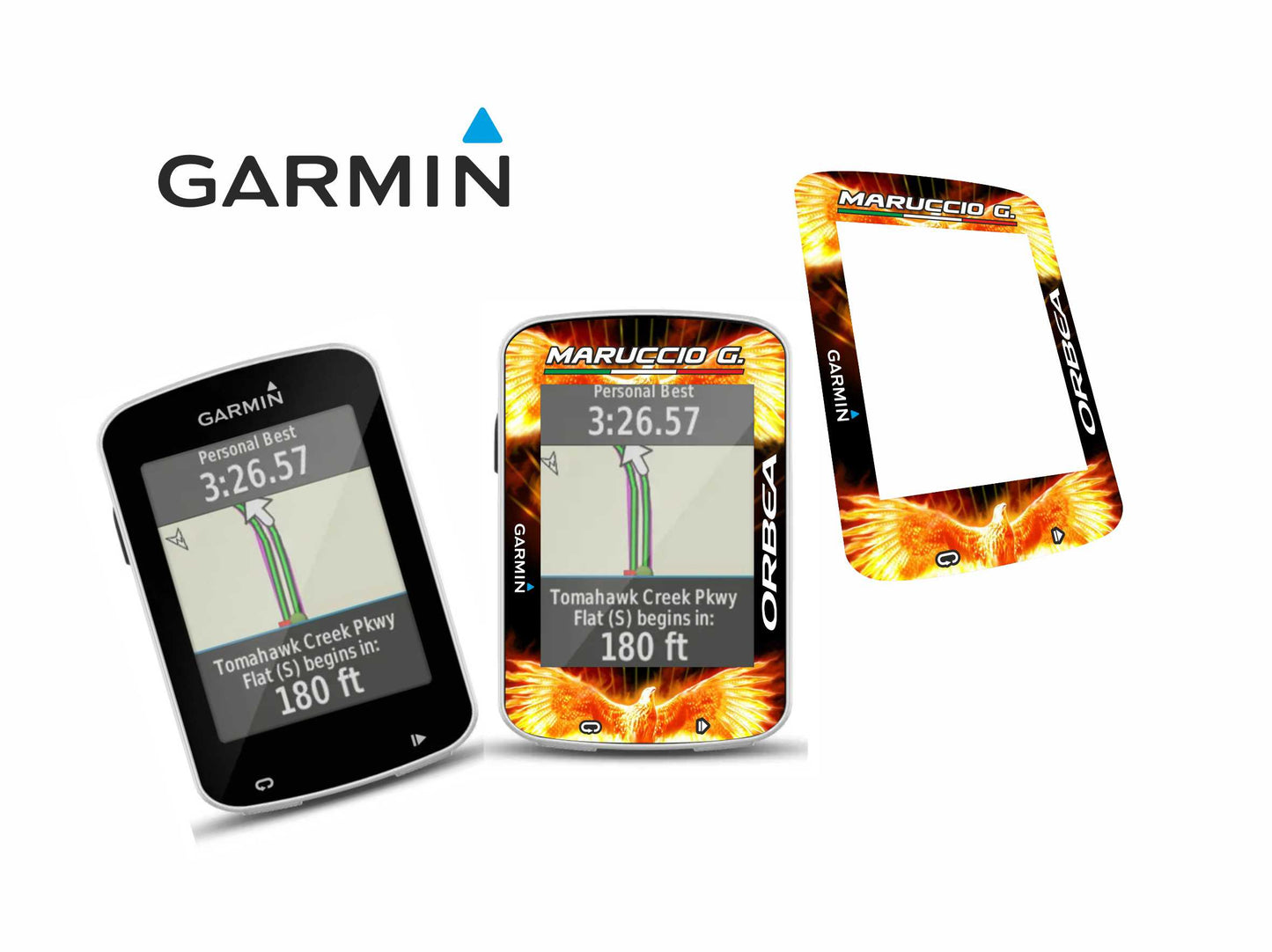Adesivo cover schermo garmin 820 personalizzato