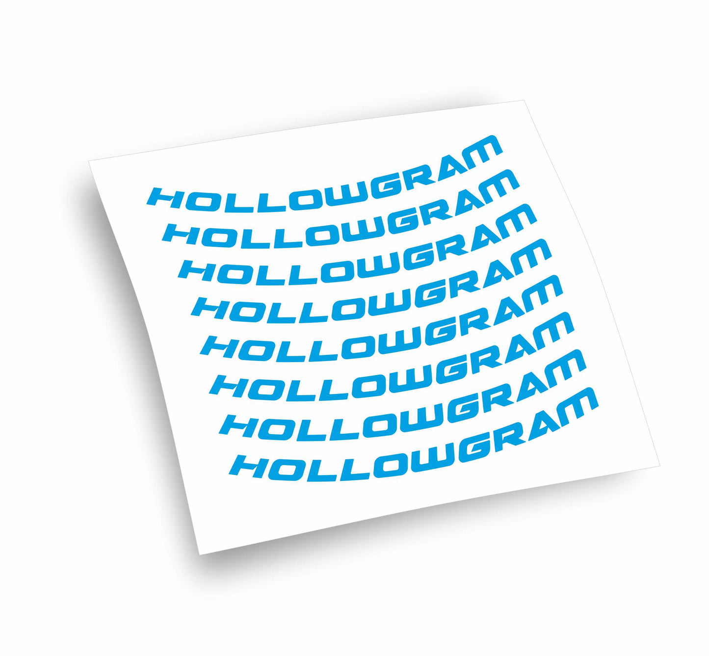 Hollowgram adesivi ruote bicicletta