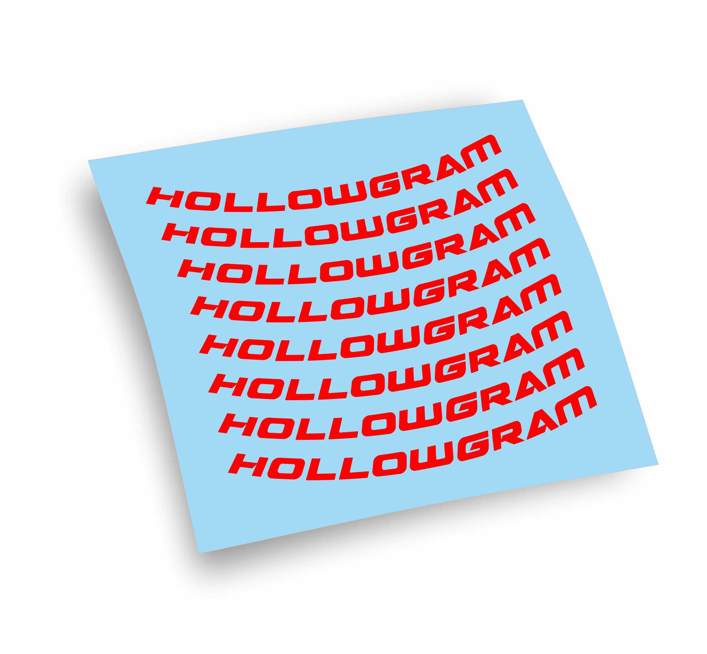 Hollowgram adesivi ruote bicicletta