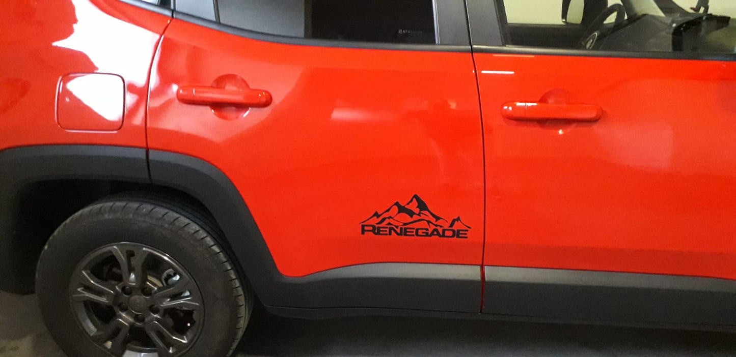Jeep Renegade Kit adesivi Auto 4 pz. (montagna)