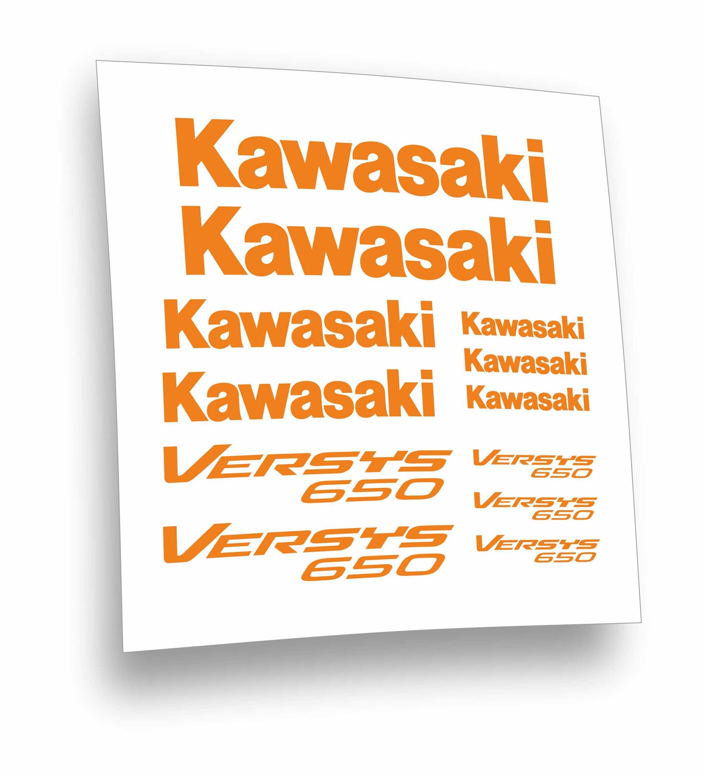 adesivi stickers Kawasaki Versis 650