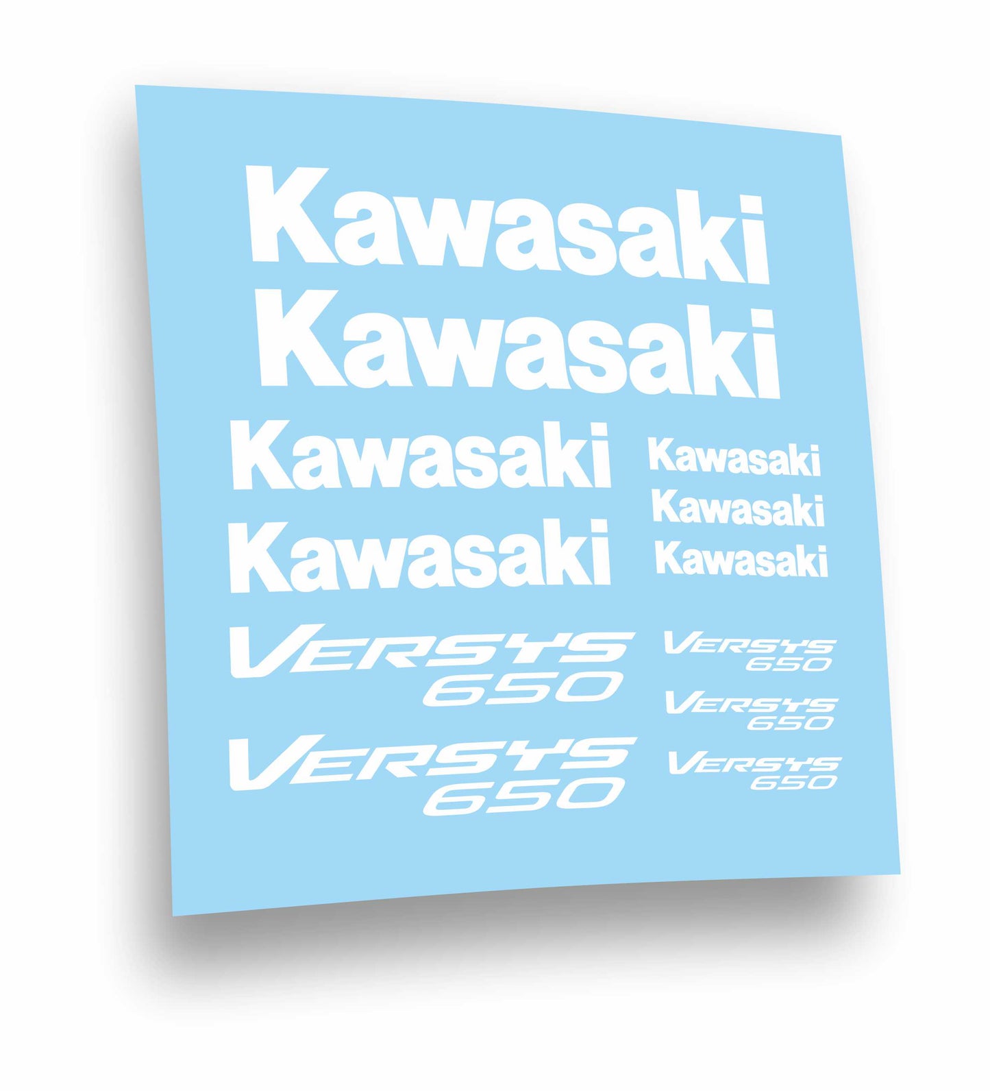 adesivi stickers Kawasaki Versis 650