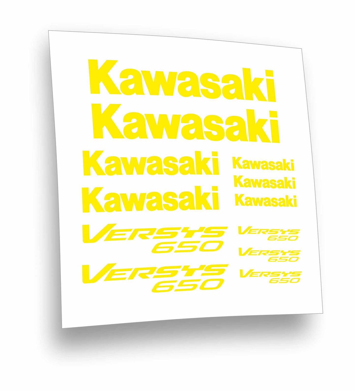 adesivi stickers Kawasaki Versis 650