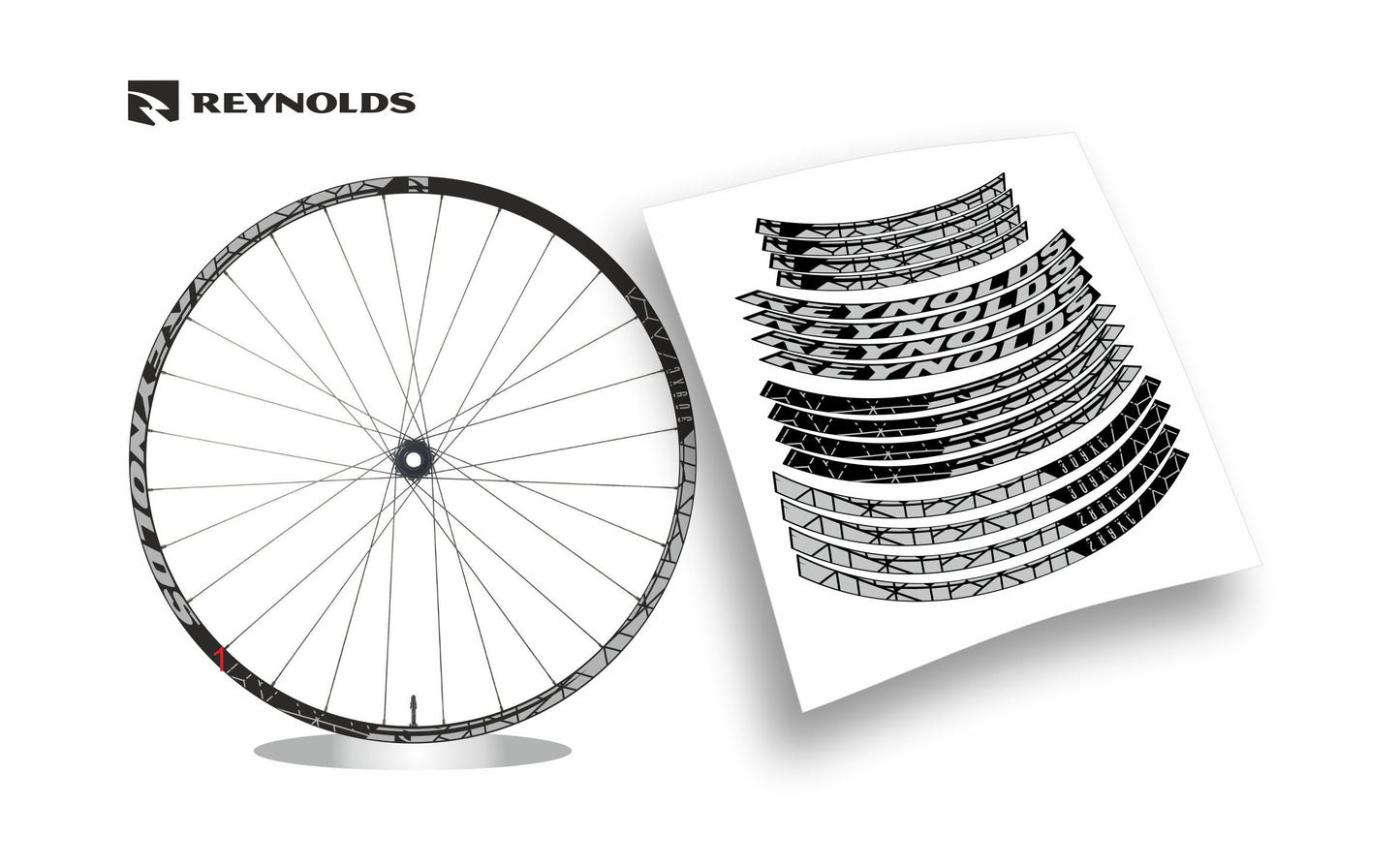 Reynolds 309/289 XC adesivi per ruote