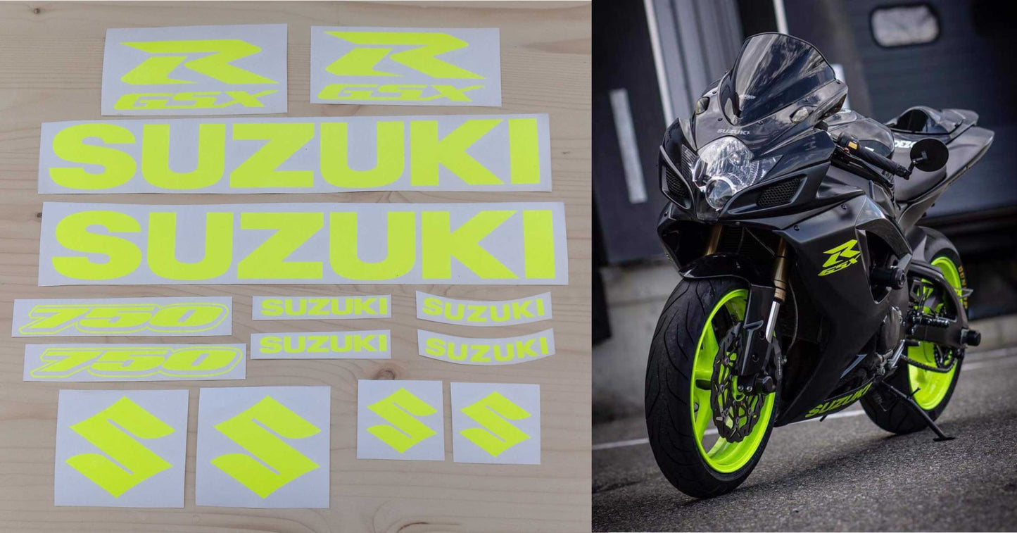 suzuki gsxr 750 kit adesivi colori personalizzati