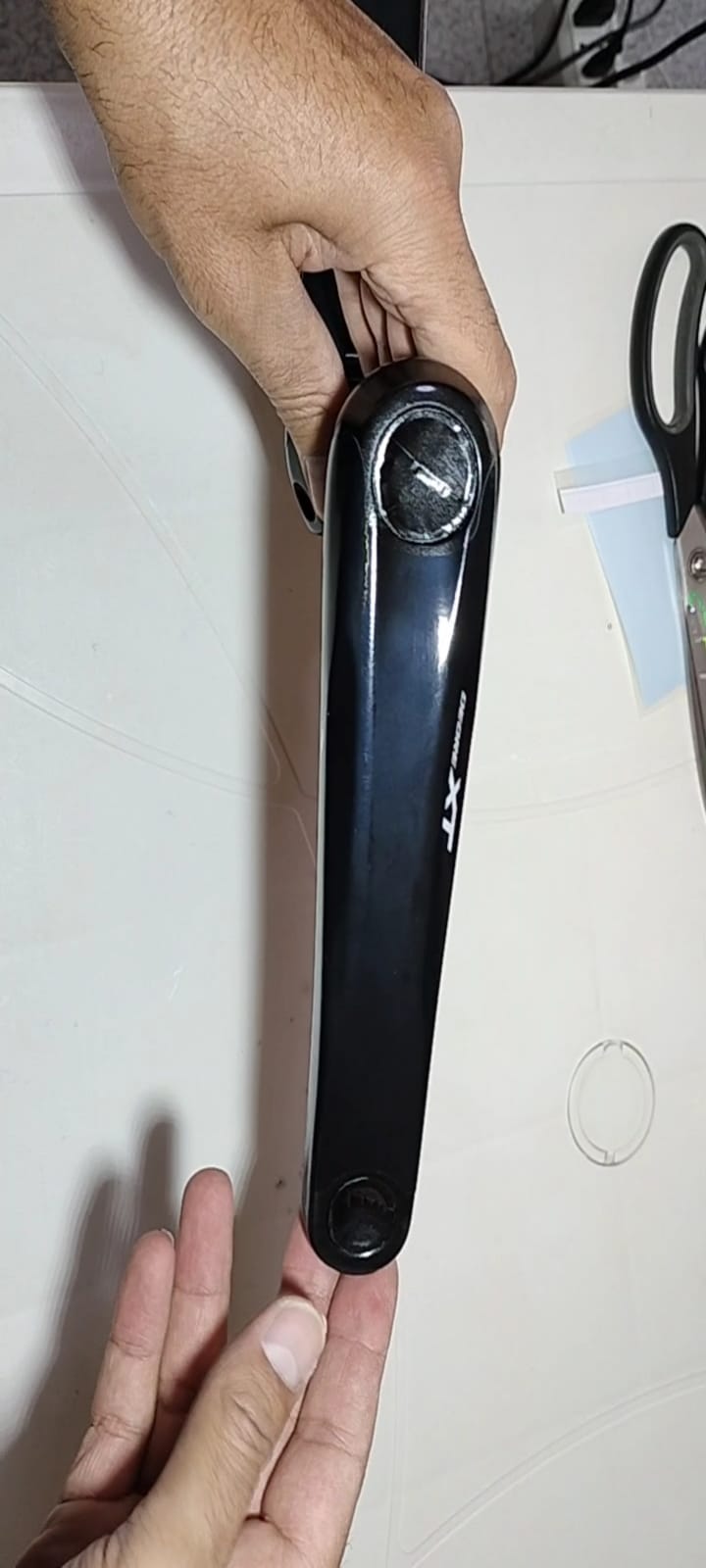 Shimano xt adesivi stickers pedivelle protezioni