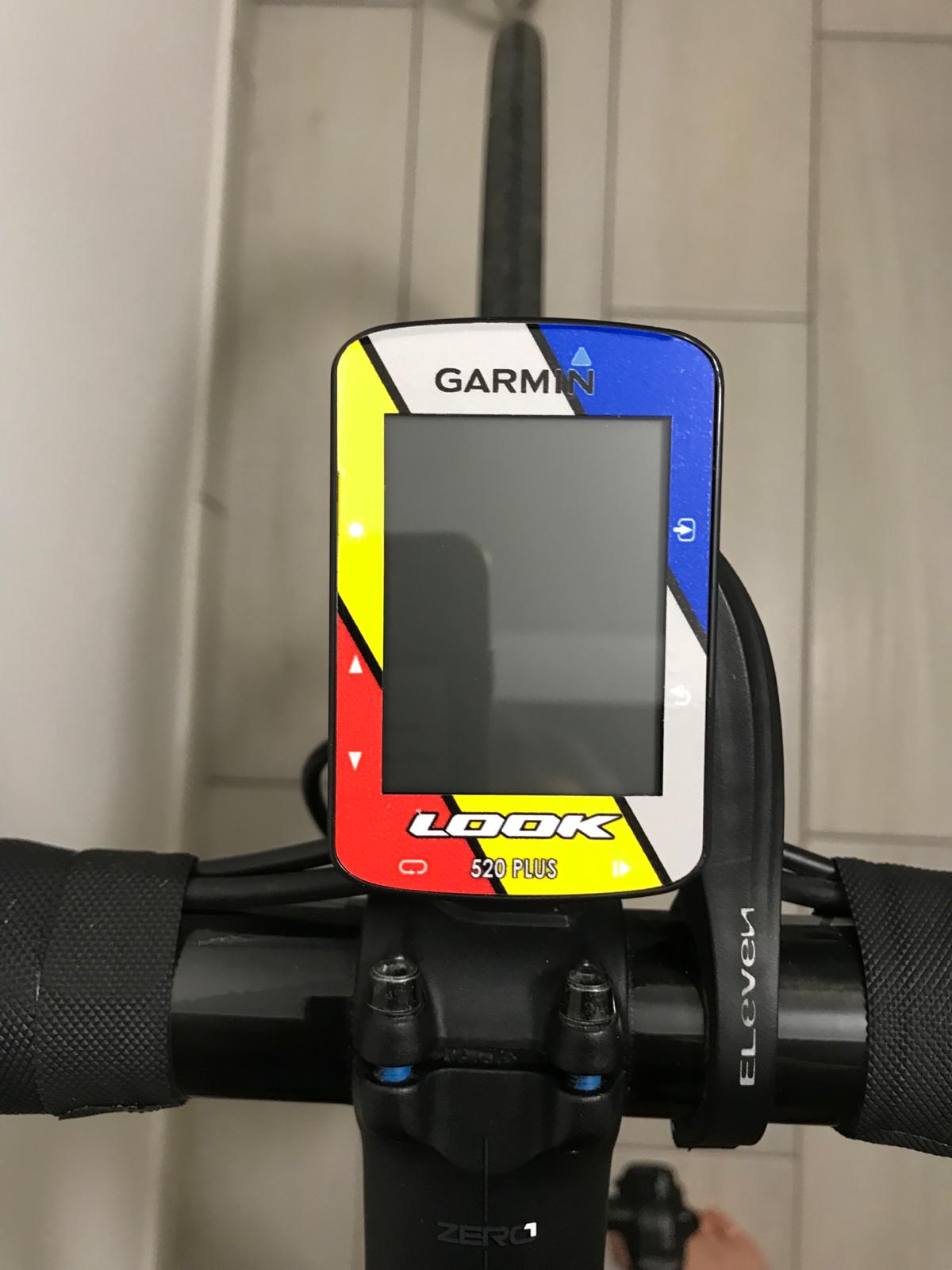 Adesivo cover schermo garmin 520 -520 plus personalizzato