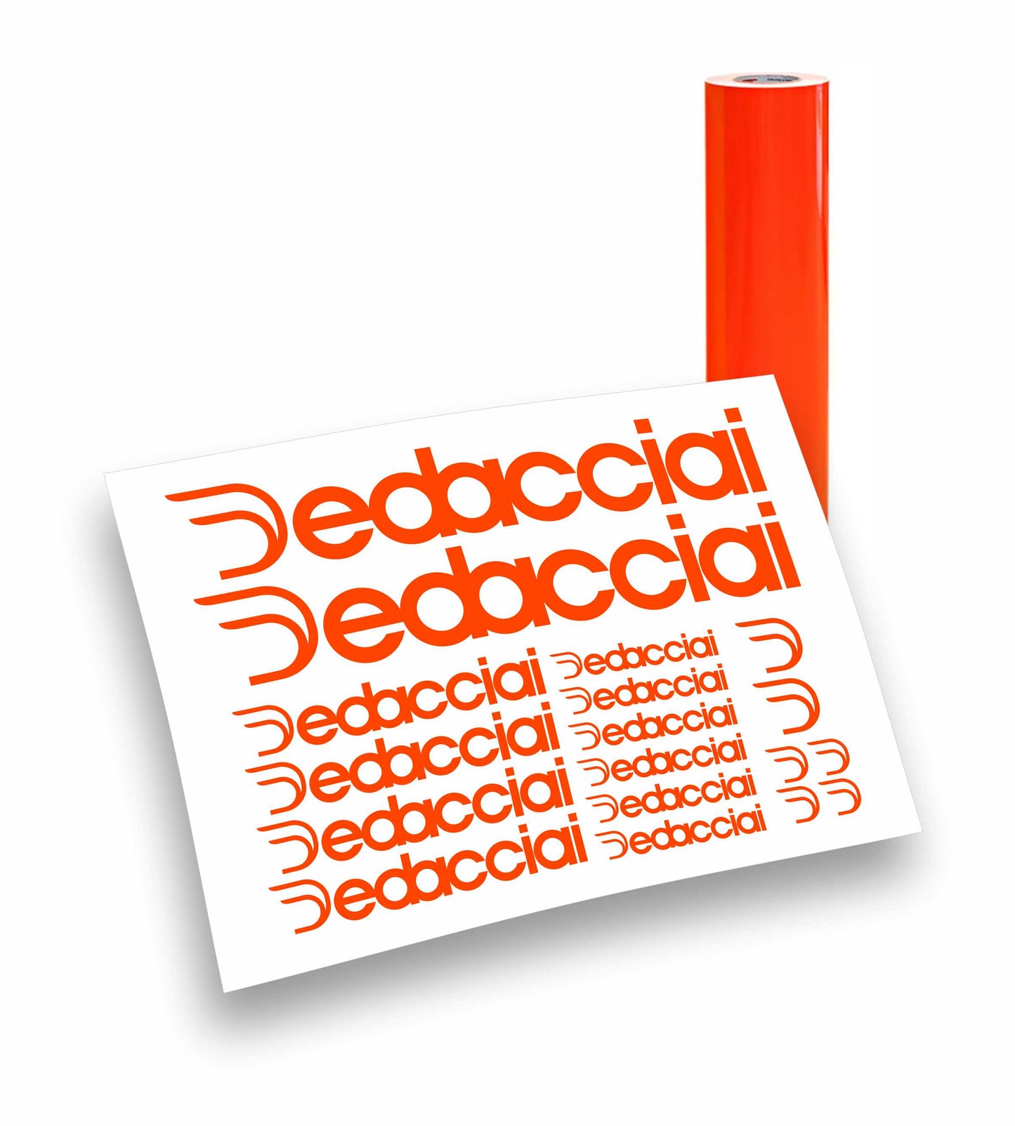 DEDACCIAI kit adesivi per bici da corsa completo 18 pezzi