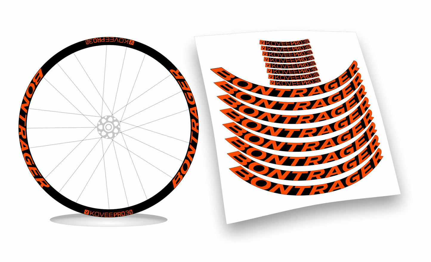 Bontrager kovee pro 30 kit adesivi