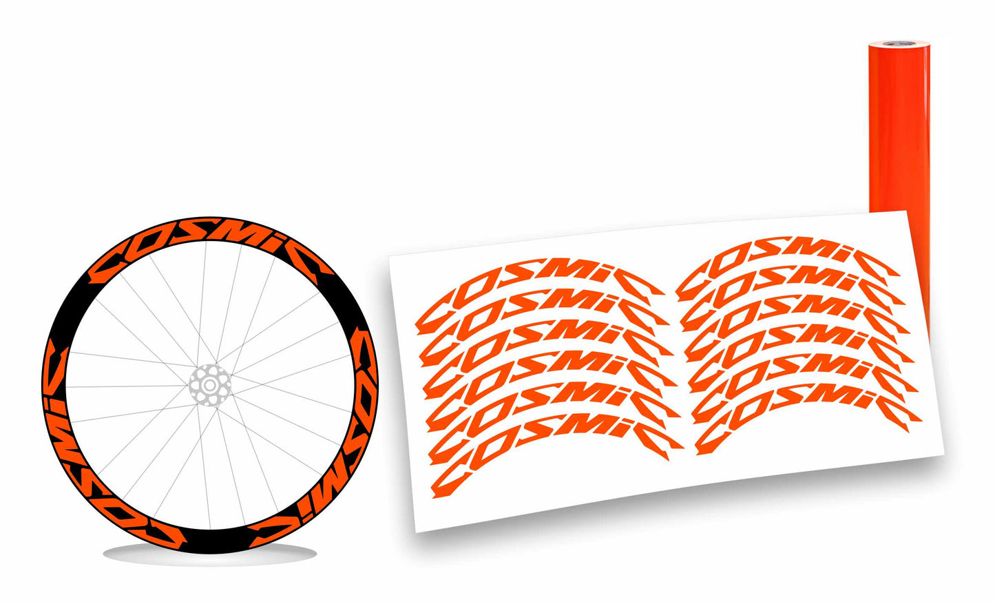 mavic COSMIC 40mm kit adesivi stickers per ruote