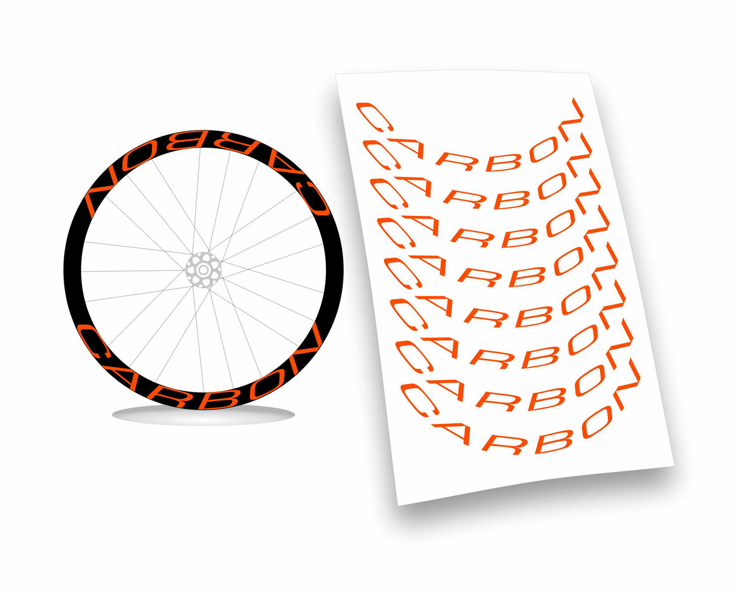 Carbon kit adesivi personalizzati