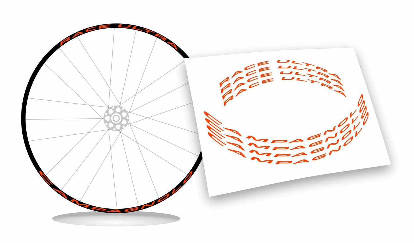 Adesivi campagnolo ultra race colore personalizzato