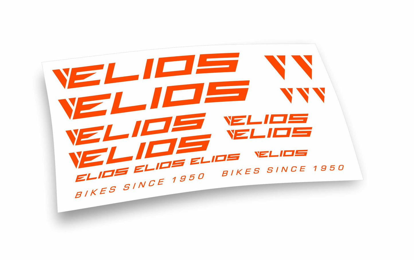 Elios adesivi bicicletta colori personalizzabili 17pezzi