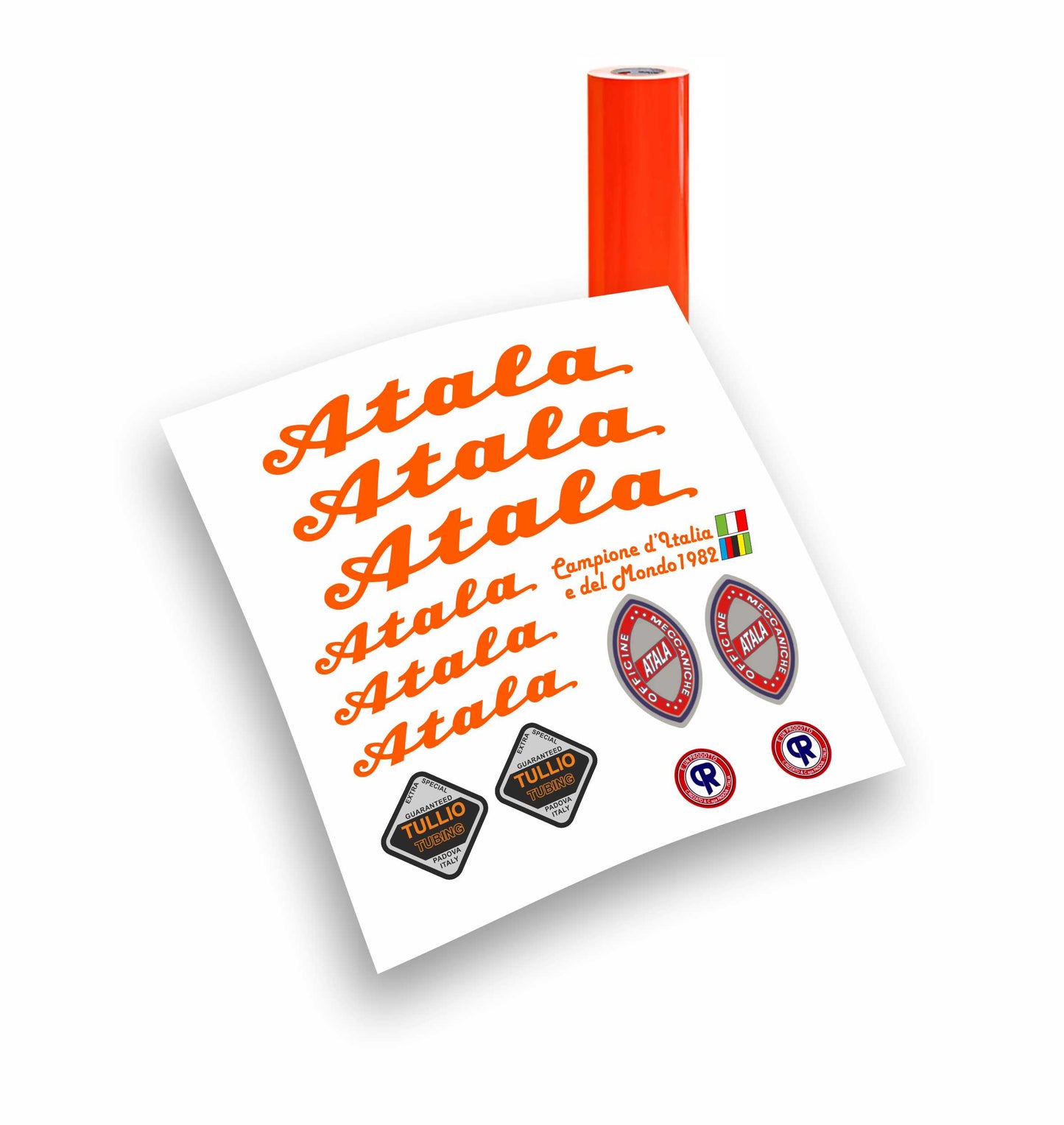 atala campione d'Italia e del Mondo 1982 kit adesivi