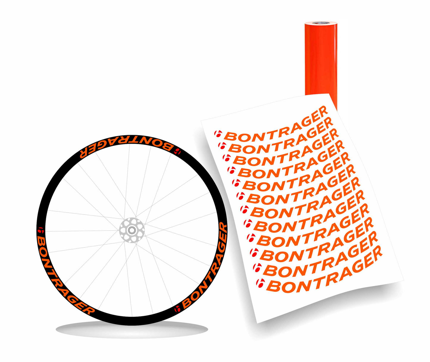 bontrager adesivi cerchi bici personalizzabili h2,4cm