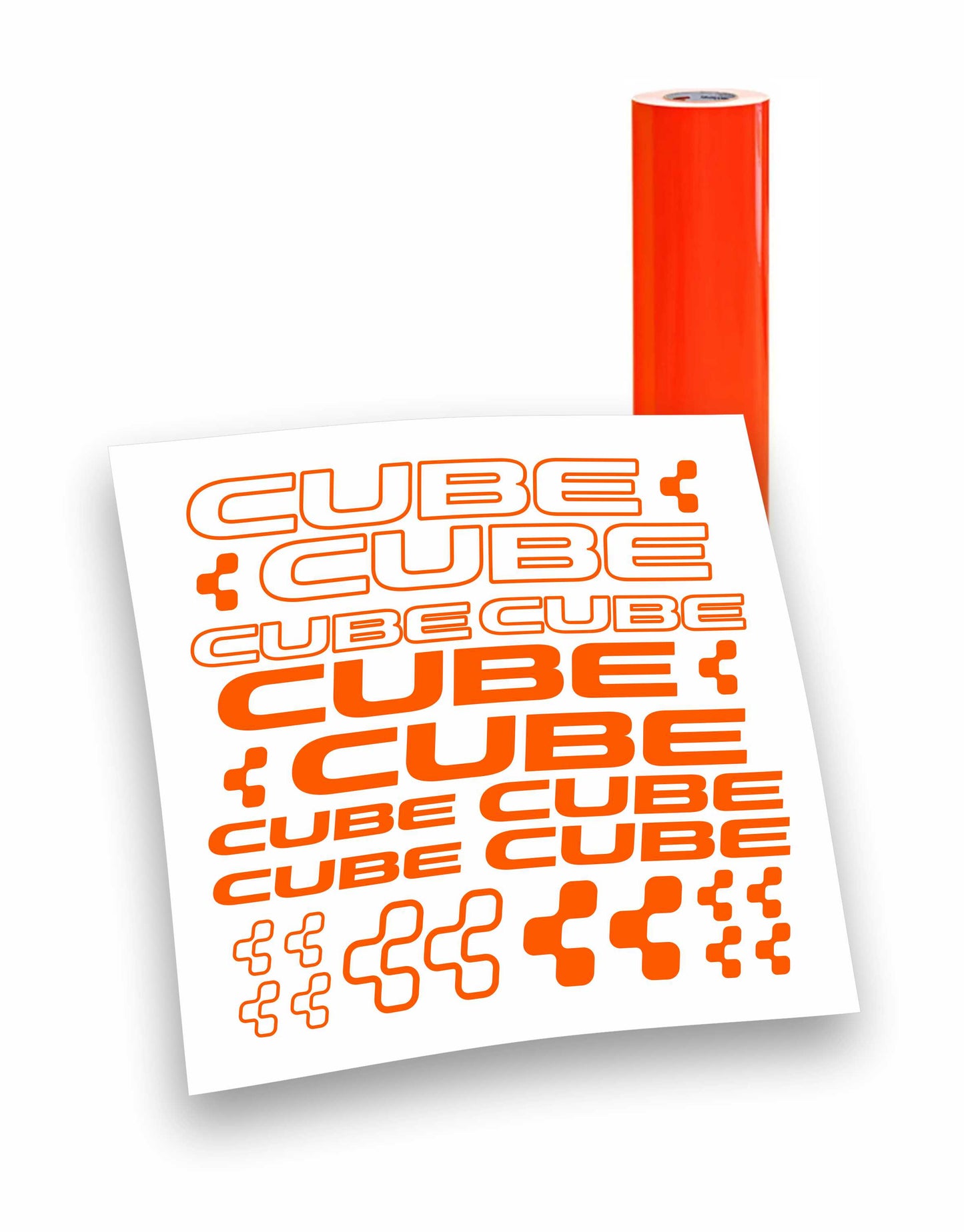 CUBE kit adesivi per mountain bike e bici da corsa completo 22 pezzi