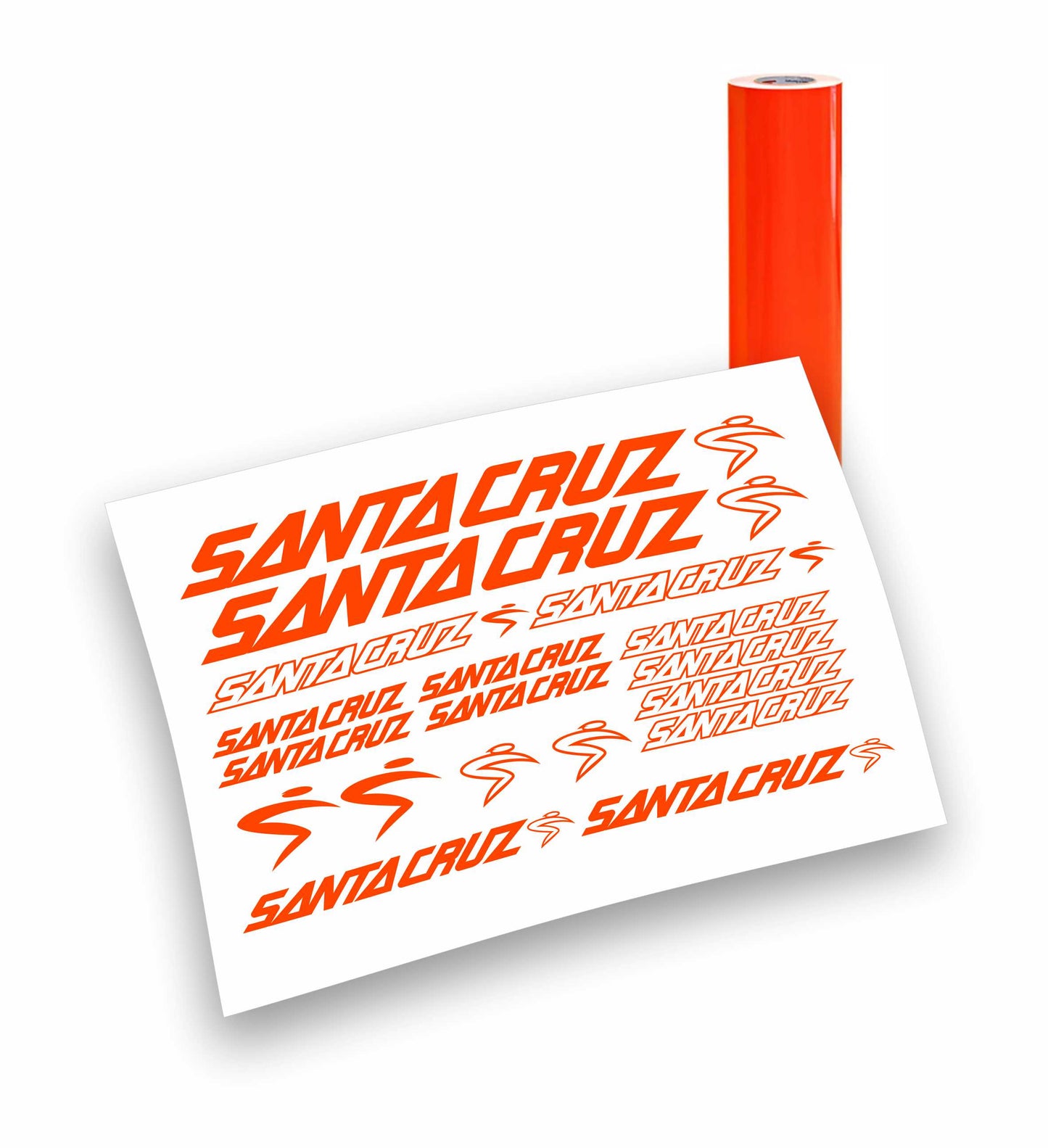 Santa Cruz kit adesivi per mountain bike e bici da corsa completo 18 pezzi