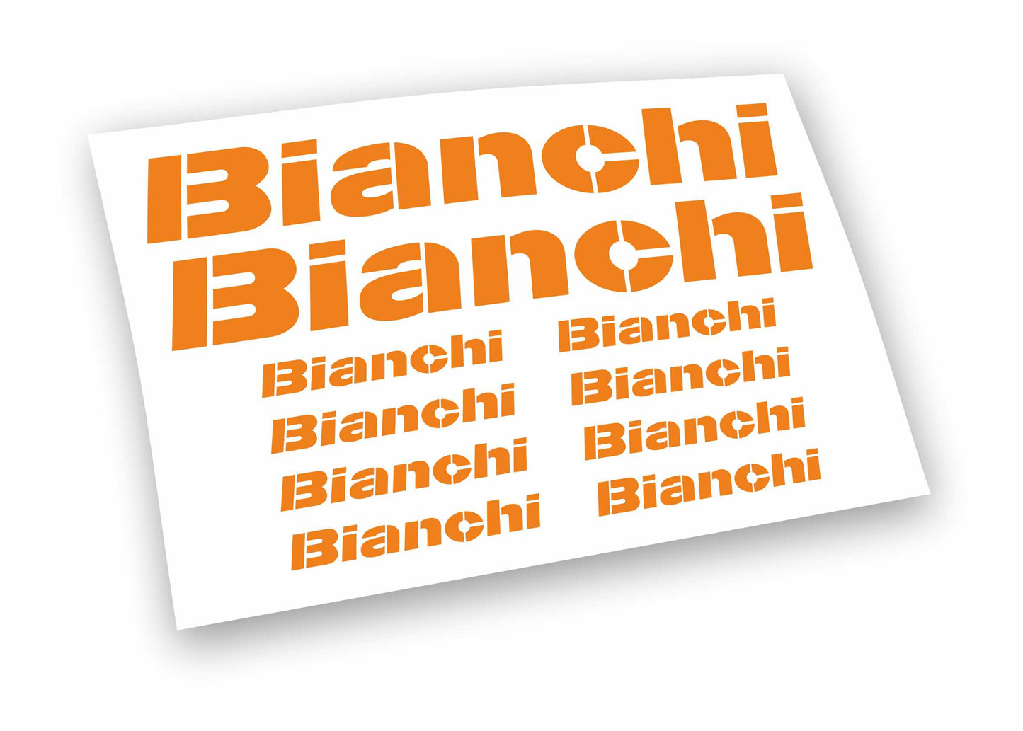 kit adesivi bicicletta bianchi colore personalizzato