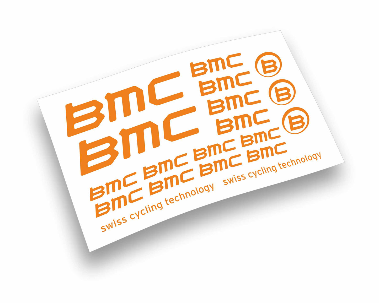 Kit adesivi bici telaio BMC SWISS CYCLING TECHNOLOGY bdc mtb colori a scelta 19PEZZI