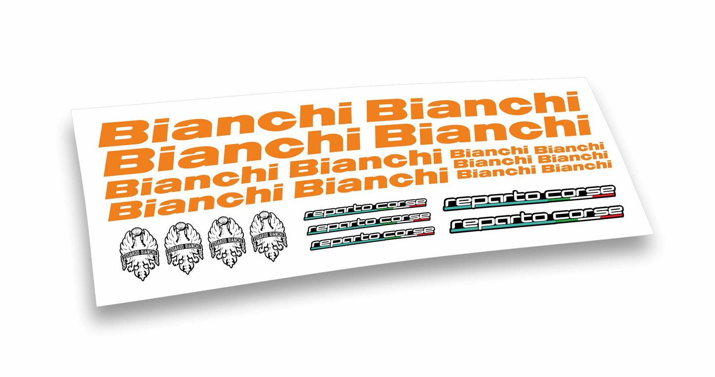 Bianchi kit adesivi logo reparto corse bicicletta mtb bdc colore personalizzato