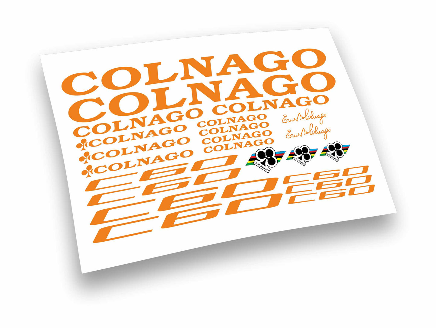 Colnago C60 kit adesivi completo 23 pezzi per bici da corsa