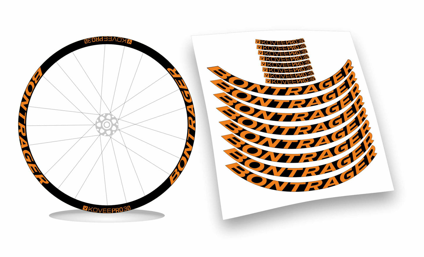 Bontrager kovee pro 30 kit adesivi