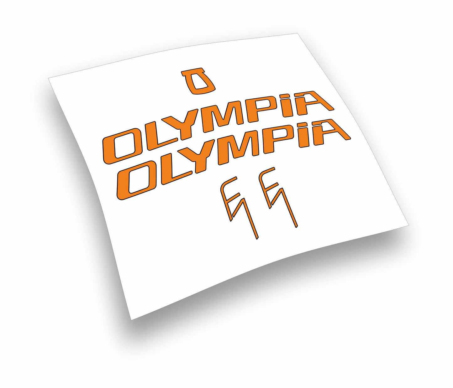 Olympia F1 kit adesivi telaio mtb colori personalizzabili 2022