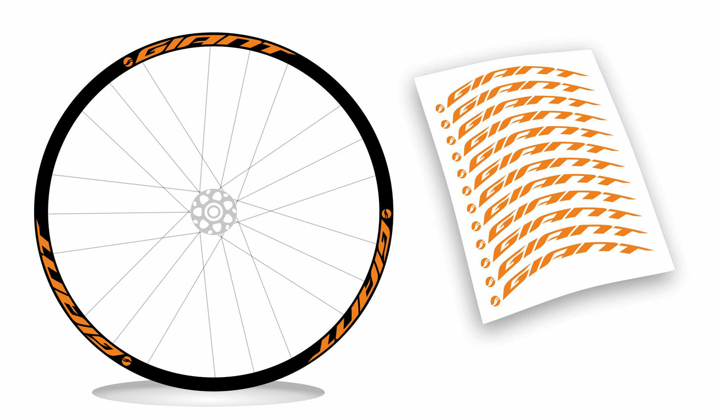 Giant kit adesivi cerchio personalizzati
