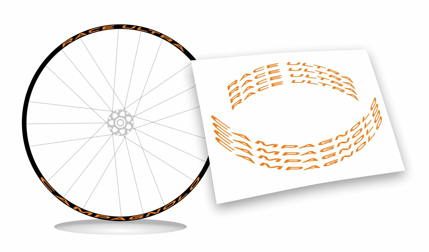 Adesivi campagnolo ultra race colore personalizzato