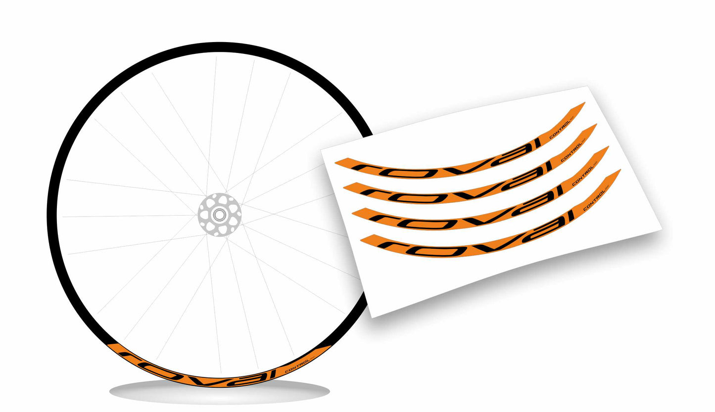 Adesivi cerchi ruote mtb roval control 622 x 21 colori a scelta anche fluo personalizzabili