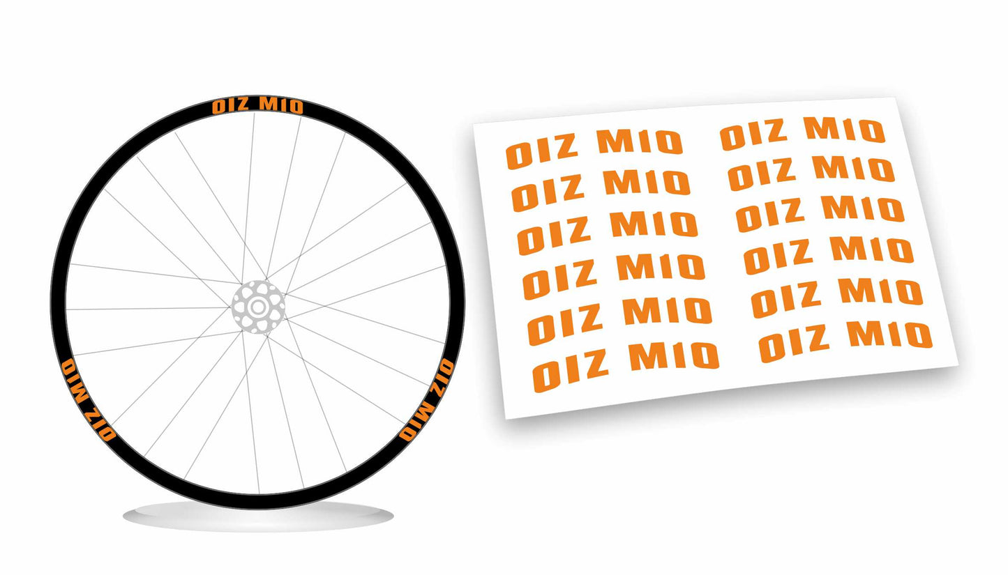 Oiz m10 Orbea adesivi ruote colore personalizzato