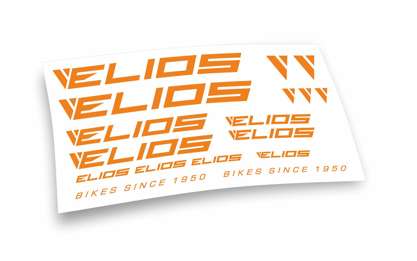 Elios adesivi bicicletta colori personalizzabili 17pezzi
