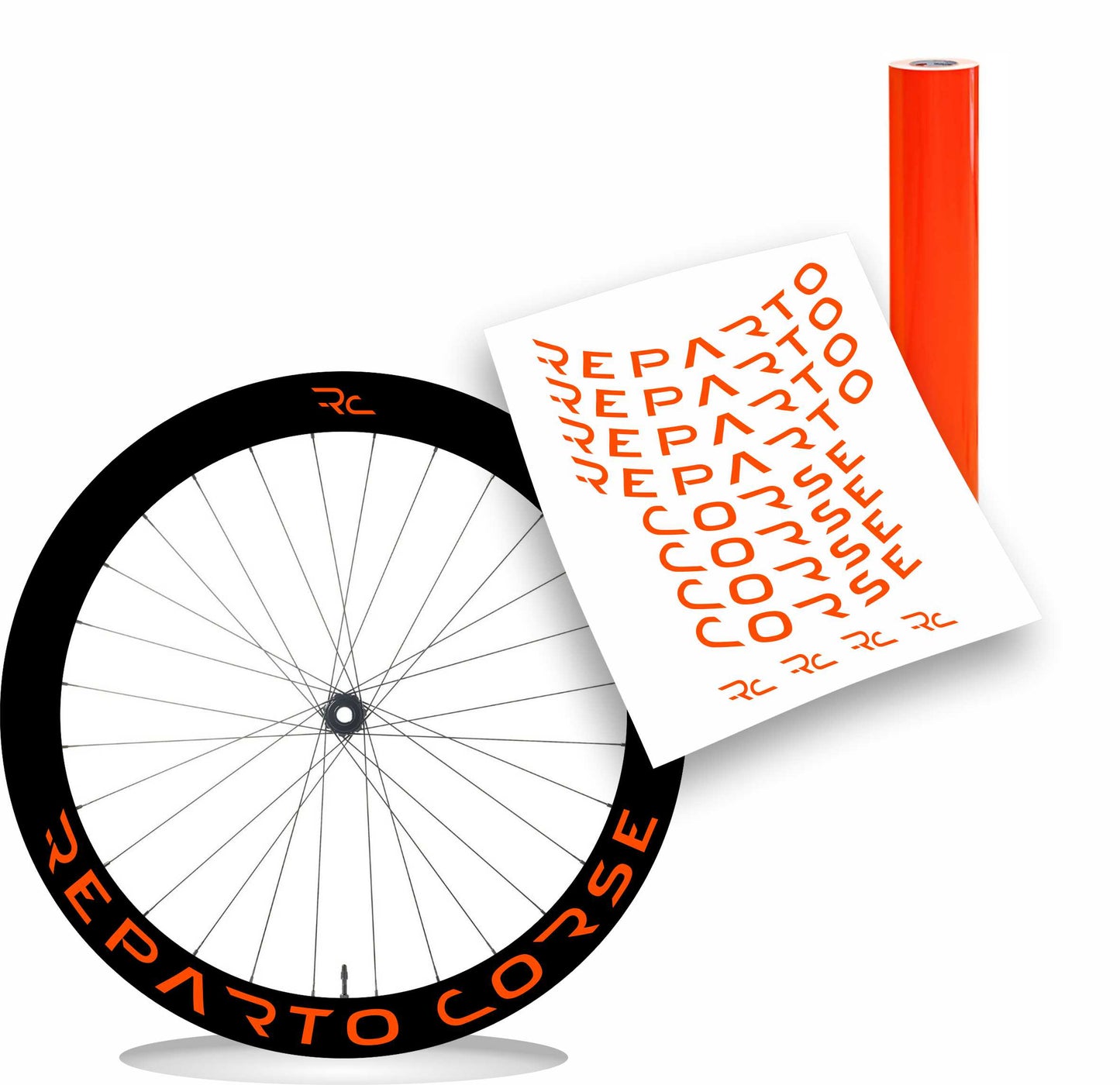 Bianchi reparto corse adesivi cerchi