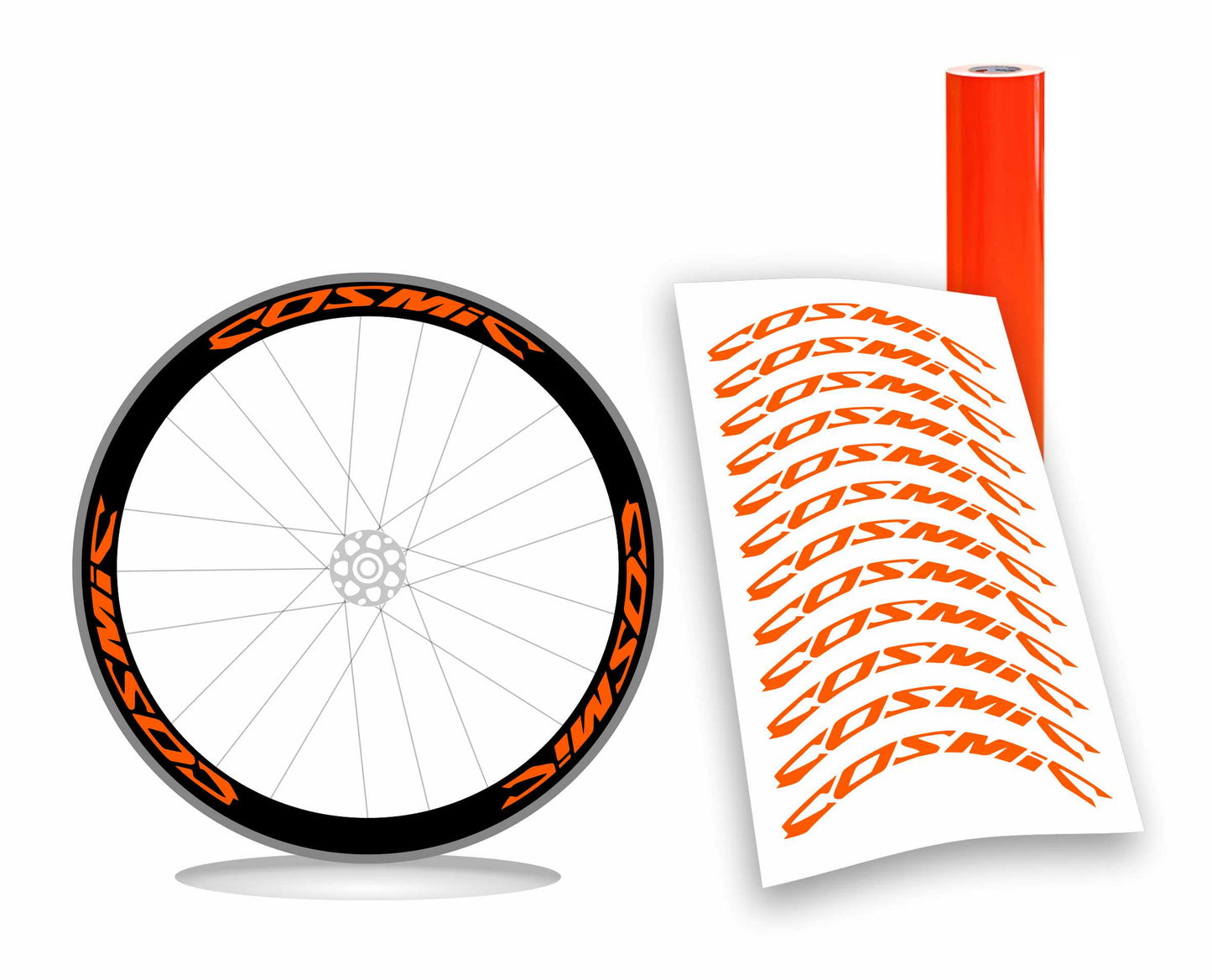 mavic COSMIC altezza 2,2 cm kit adesivi stickers per ruote