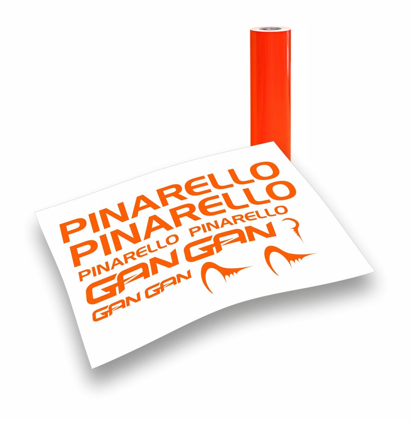Kit adesivi bici telaio Pinarello Gun bdc colori a scelta 11PEZZI