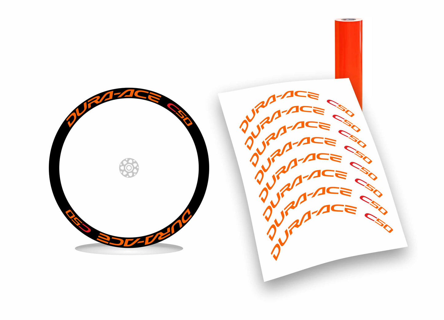 dura-ace c50 shimano kit adesivi stickers per ruote