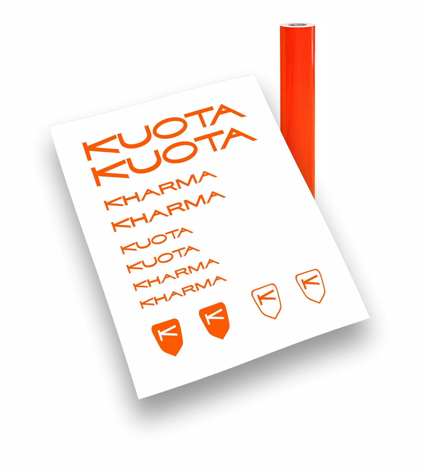 Kit adesivi bici telaio KUOTA KHARMA bdc colori a scelta 12 Pz