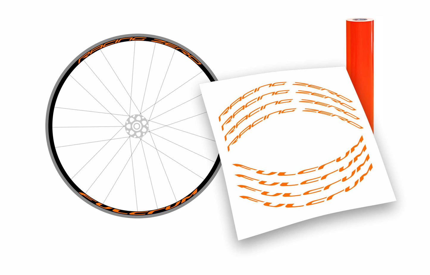 Kit adesivi cerchi bici da corsa fulcrum racing zero personalizzati stickers
