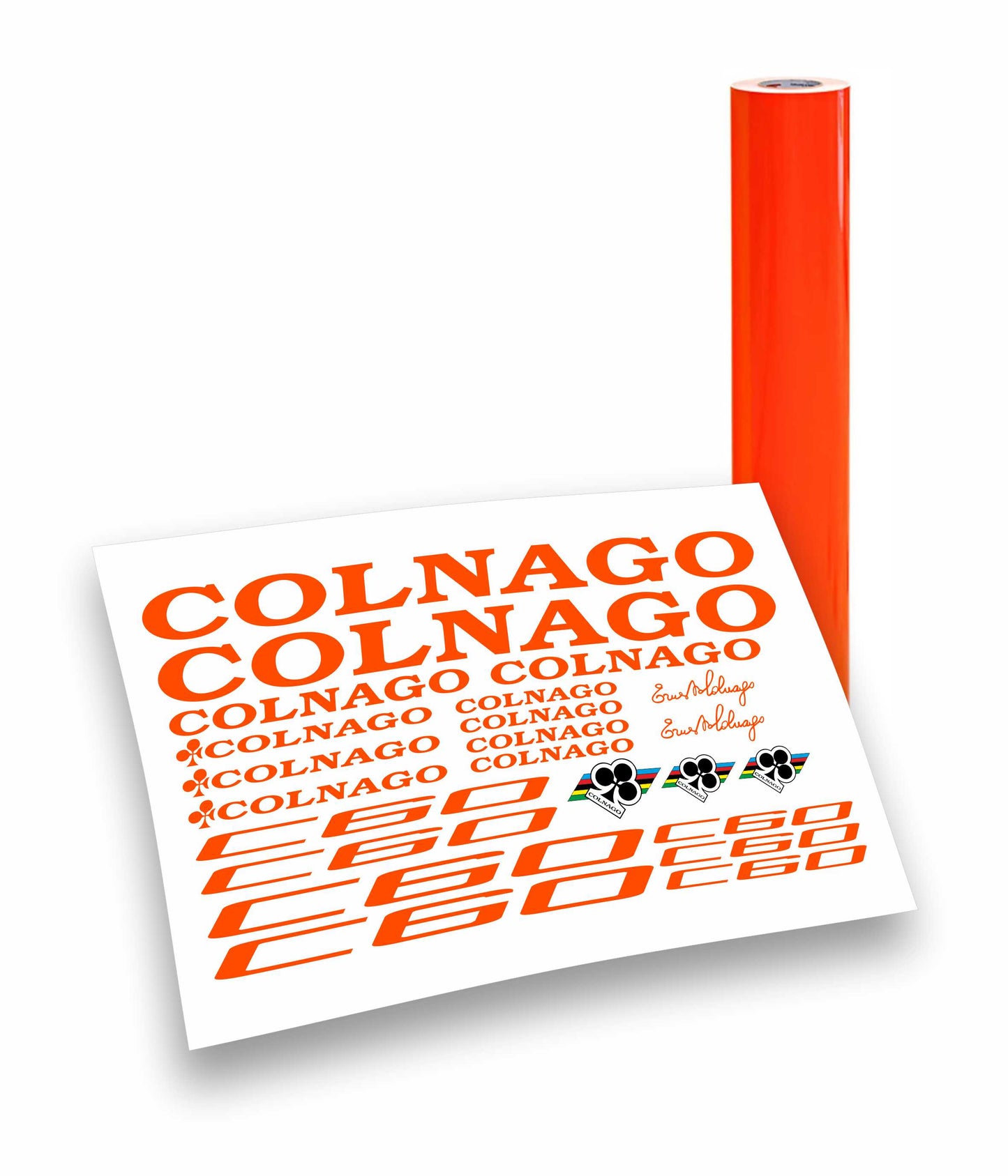 Colnago C60 kit adesivi completo 23 pezzi per bici da corsa