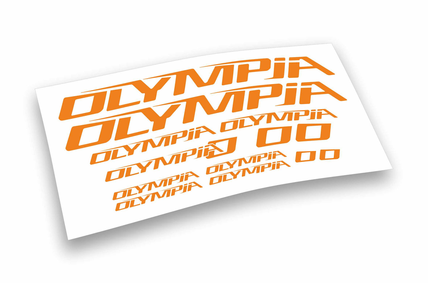 OLYMPIA kit adesivi bicicletta colori personalizzati anche fluo