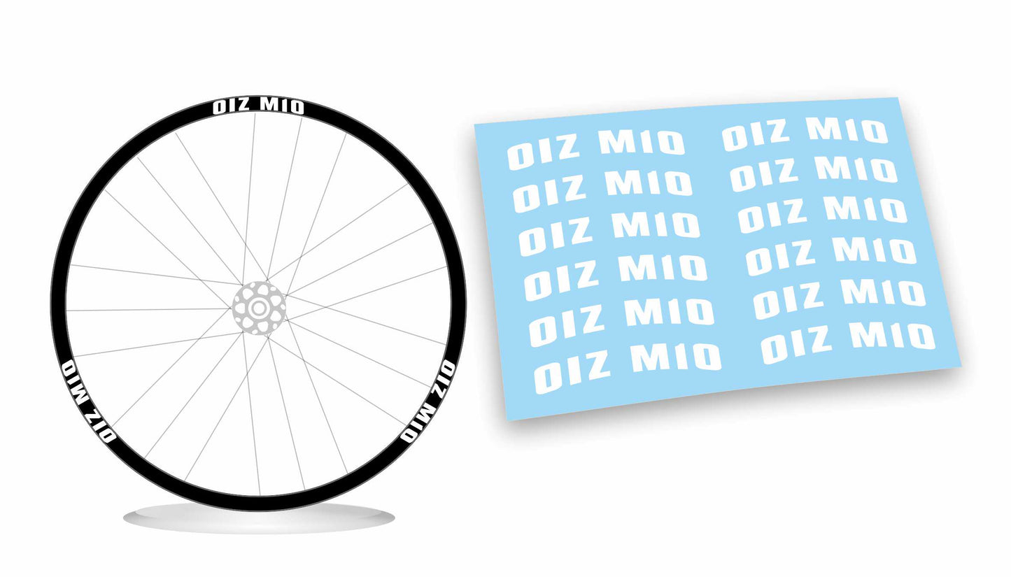 Oiz m10 Orbea adesivi ruote colore personalizzato