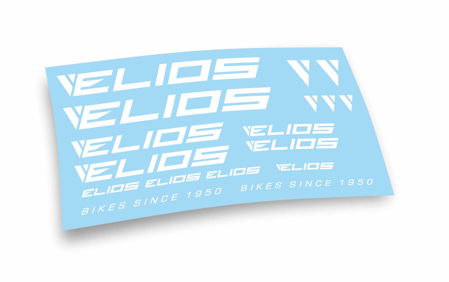 Elios adesivi bicicletta colori personalizzabili 17pezzi