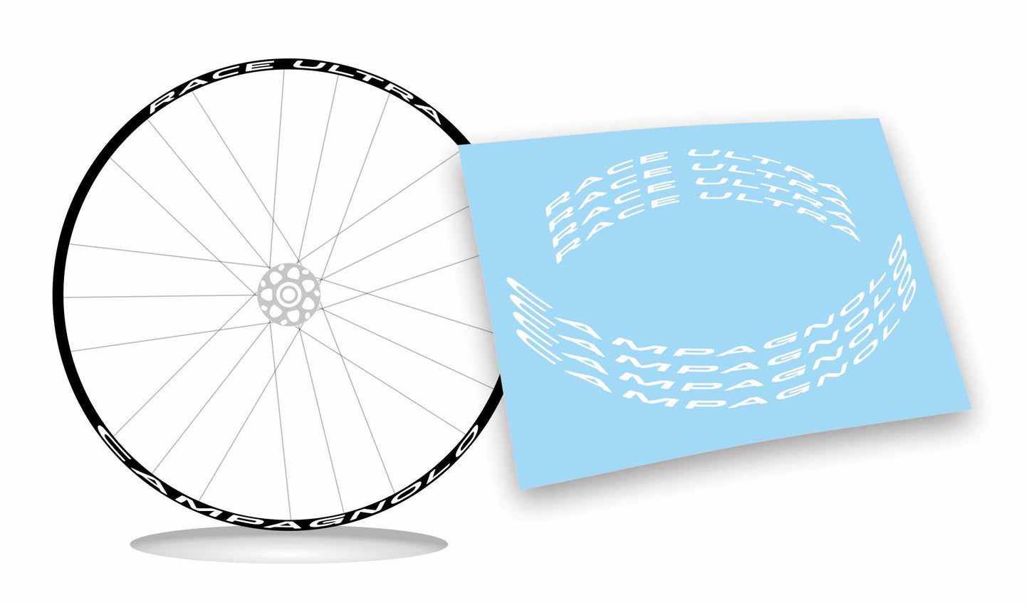 Adesivi campagnolo ultra race colore personalizzato