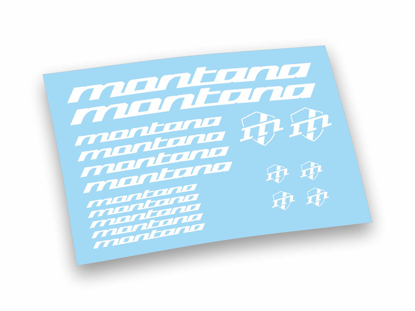 Montana kit adesivi per mountain bike e bici da corsa completo 17 pezzi