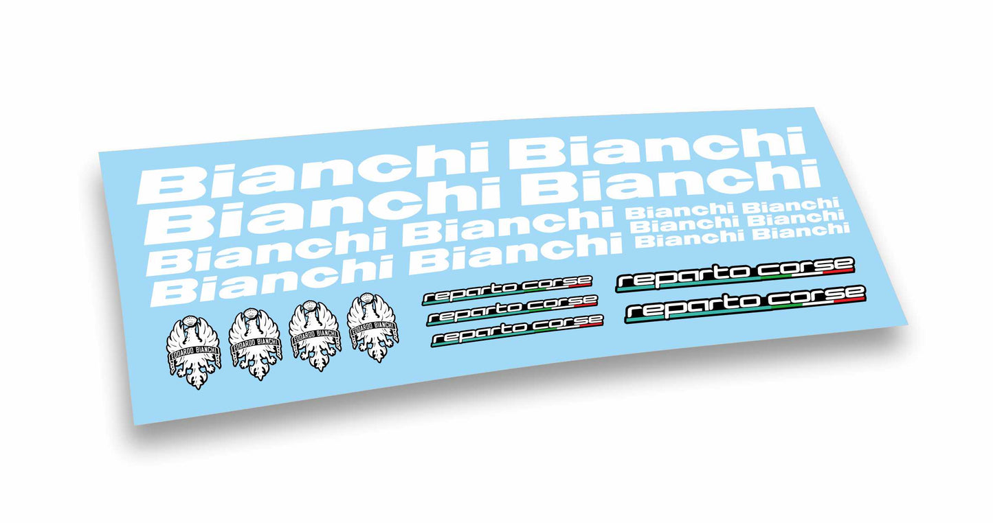 Bianchi kit adesivi logo reparto corse bicicletta mtb bdc colore personalizzato