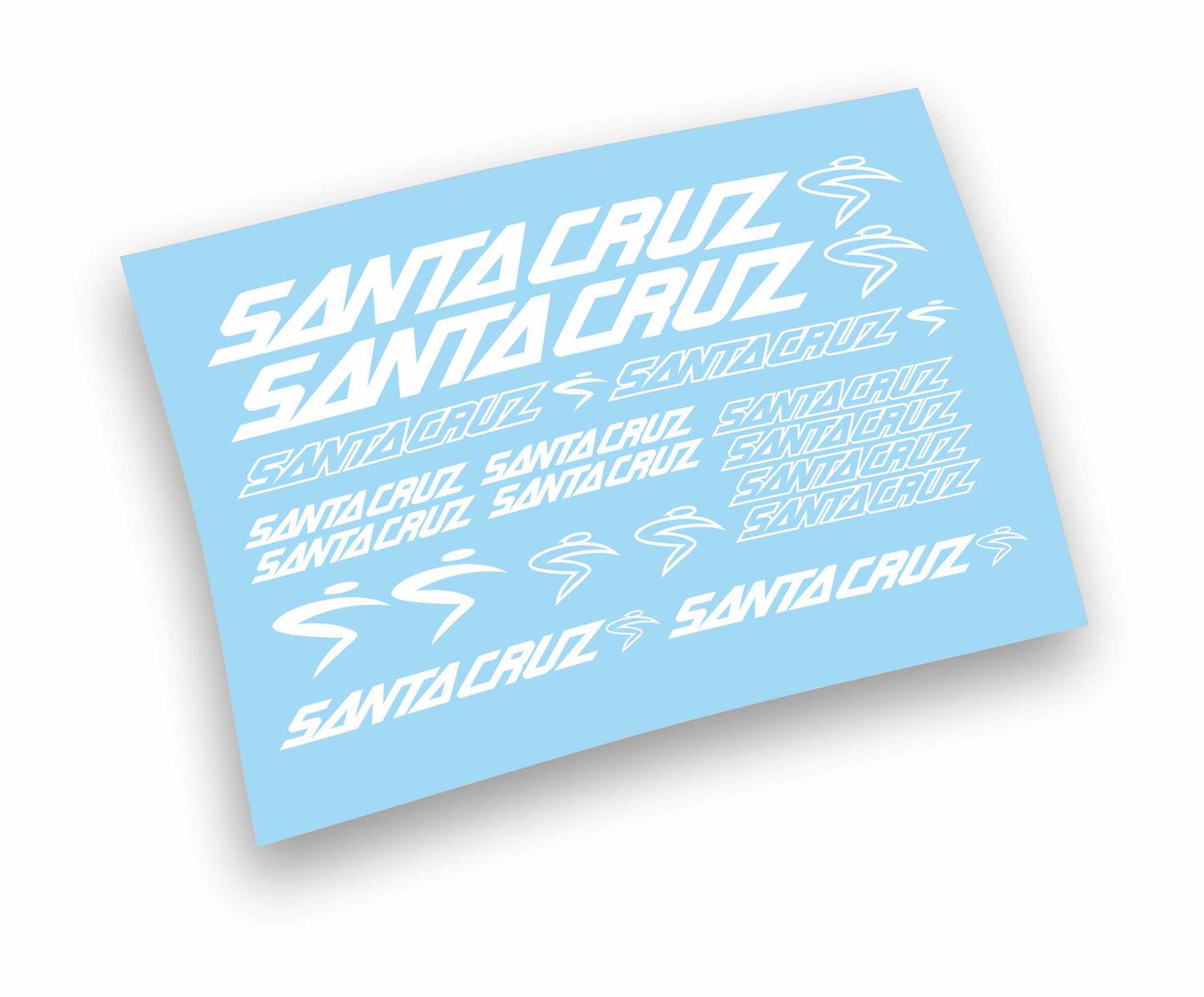 Santa Cruz kit adesivi per mountain bike e bici da corsa completo 18 pezzi